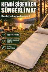 EFSANE KAMP - Kendi Şişebilen Süngerli Kamp Matı - 192x66x4cm
