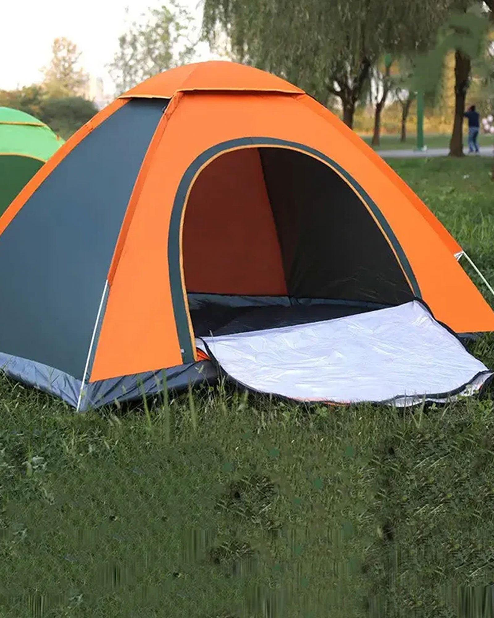 EFSANE KAMP - Otomatik Kamp Çadırı 4/6 Kişilik – Turuncu