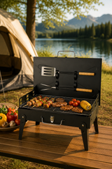 EFSANE KAMP - Portatif Barbekü Çanta Tipi Fonksiyonel Mangal