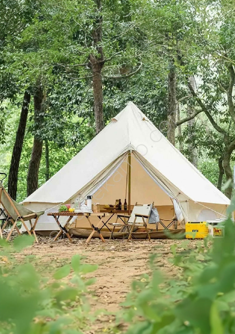 EFSANE KAMP - Büyük Glamping Kamp Çadırı - Kalın Kumaş - 4 Mevsim - 10/14 Kişilik