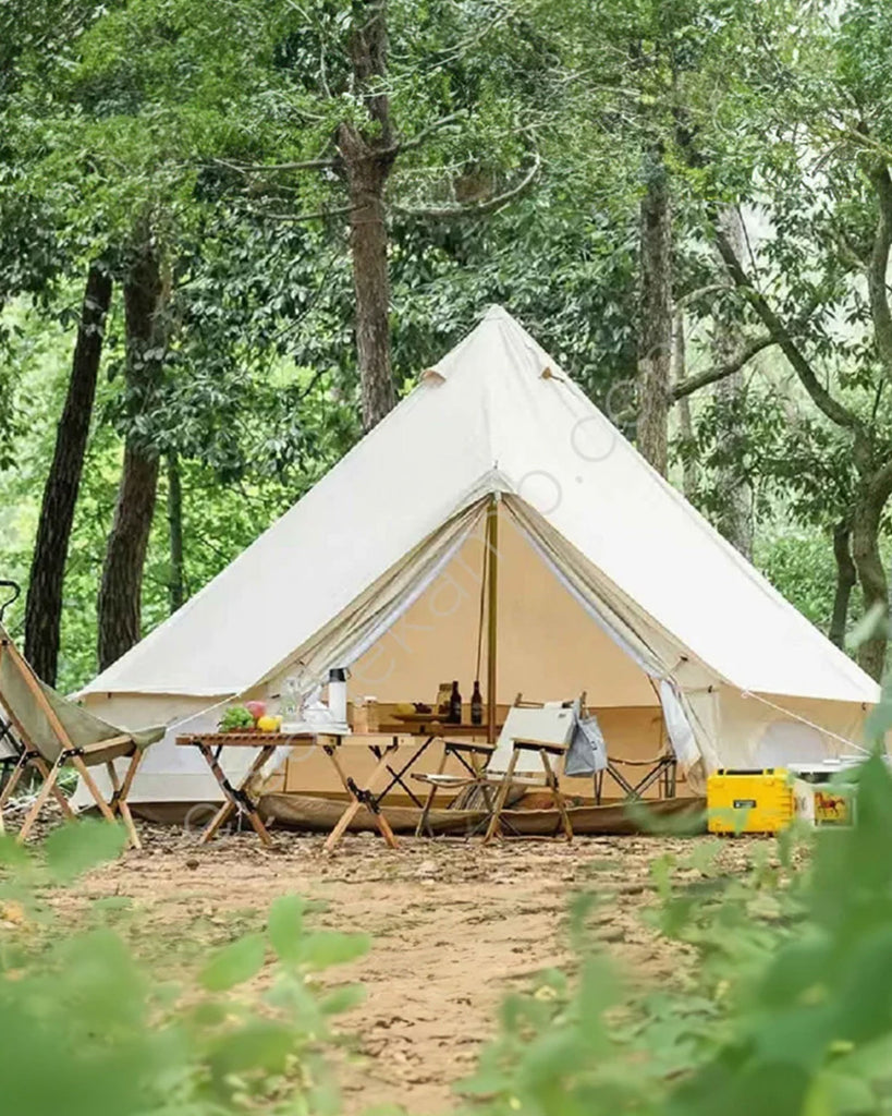 EFSANE KAMP - Büyük Glamping Kamp Çadırı - Kalın Kumaş - 4 Mevsim - 10/14 Kişilik